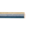 ENCADREMENT ( SANS VERRE ) BOMBE BLEU PROF/2 LIGNES DOREES (SECTION CADRE : 23-19 (L X H mm)) Eurobaguette 1 - Colorart 