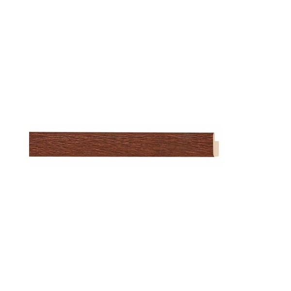 ENCADREMENT ( SANS VERRE ) BRUNE STRIEE (SECTION CADRE : 13-14 (L X H mm)) Eurobaguette 1 - Colorart 