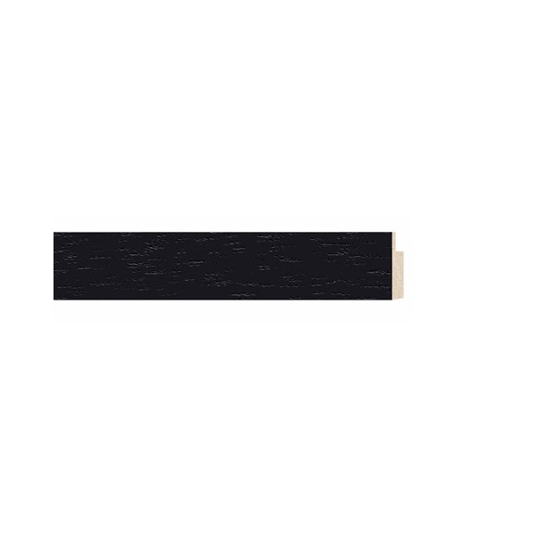 ENCADREMENT ( SANS VERRE ) NOIR PLAT RAMIN (SECTION CADRE : 20-15 (L X H mm)) Eurobaguette 1 - Colorart 