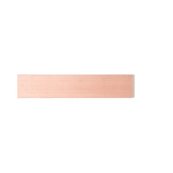 ENCADREMENT ( SANS VERRE ) REHAUSSE CUIVRE SUR PLATRE 5X20 MM (SECTION CADRE : 5-20 (L X H mm)) Eurobaguette 1 - Colorart 