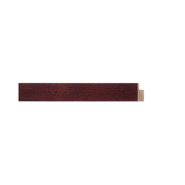 ENCADREMENT ( SANS VERRE ) "SOLID WOOD" CERISE TEINTE (SECTION CADRE : 15-15 (L X H mm)) Eurobaguette 1 - Colorart 