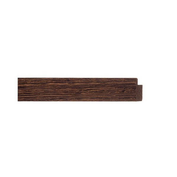 ENCADREMENT ( SANS VERRE ) "SOLID WOOD" WENGE (SECTION CADRE : 20-15 (L X H mm)) Eurobaguette 1 - Colorart 