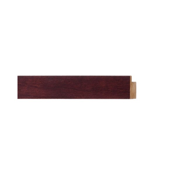 ENCADREMENT ( SANS VERRE ) "SOLID WOOD" CERISE TEINTE (SECTION CADRE : 20-15 (L X H mm)) Eurobaguette 1 - Colorart 