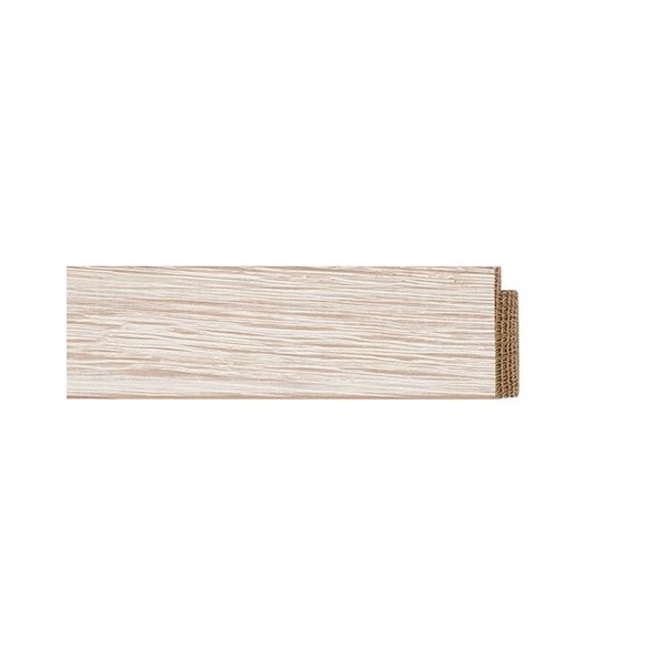 ENCADREMENT ( SANS VERRE ) "SOLID WOOD" CHÊNE CERUSE (SECTION CADRE : 30-15 (L X H mm)) Eurobaguette 1 - Colorart 