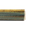 ENCADREMENT ( SANS VERRE ) "RAINBOW" BLEU FILET DORE (SECTION CADRE : 44-25 (L X H mm)) Eurobaguette 1 - Colorart 